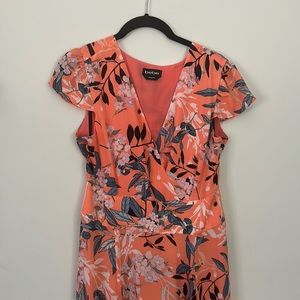 Coral Bebe Maxi Dress